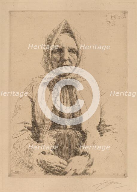 Mona, 1911. Creator: Anders Leonard Zorn.