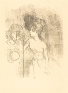 Anna Held and Baldy (Anna Held et Baldy), 1896. Creator: Henri de Toulouse-Lautrec.