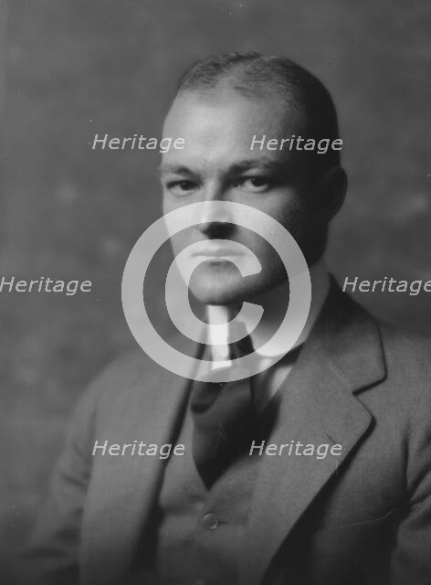 Johnson, S.H., Mr., portrait photograph, 1916. Creator: Arnold Genthe.