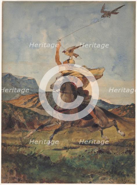 The Falconer. Creator: Eugène Fromentin (French, 1820-1876).