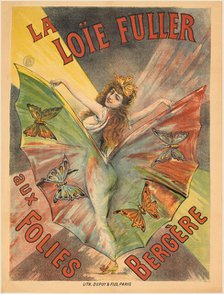 La Loïe Fuller aux Folies Bergère , 1893. Creator: Pal (Jean de Paléologue) (1855-1942).