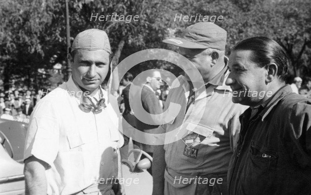 Juan Manuel Fangio, (1950s?). Artist: Unknown