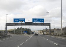 Junction 12 Westbound on M27 in Hampshire
