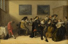 Merry Company Dining and Making Music, 1632. Creator: Anthonie Palamedesz.