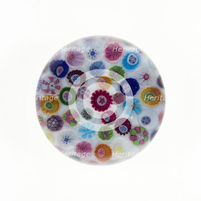 Paperweight, Clichy, 19th century. Creator: Clichy Glassworks.