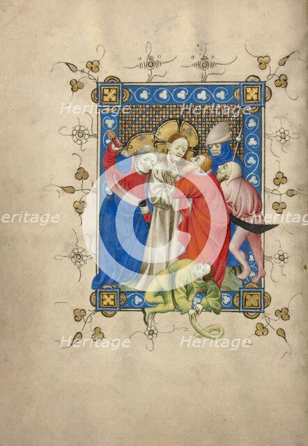 The Betrayal of Christ; Book of Hours, about 1405-1410. Creator: Masters of Dirc van Delf.