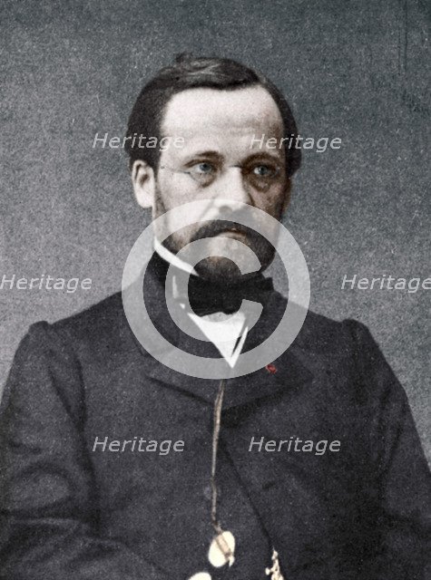 Louis Pasteur, French microbiologist and chemist, 19th century. Artist: Unknown