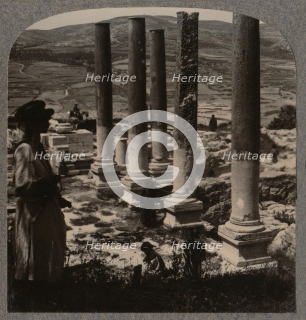 'Harod's Street of Columns, Samaris', c1900. Artist: Unknown.