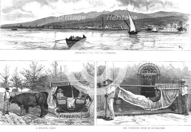 ''Notes in Teneriff, Canary Islands, The New Health Resort in the North Atlantic,from the sea, trans Creator: Unknown.