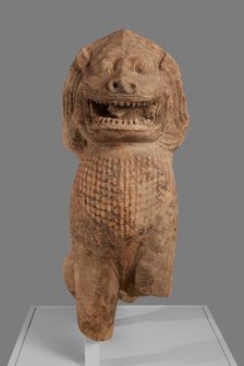 Guardian Lion, Angkor period, 12th century. Creator: Unknown.