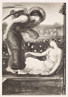 Cupid finding Psyche, c1860s, (1900). Creator: Unknown.