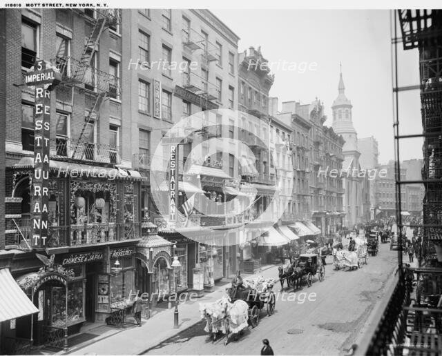 Mott Street, New York, N.Y., c1905?. Creator: Unknown.