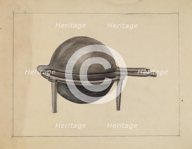 Coffee Roaster, c. 1935. Creator: Karl Joubert.