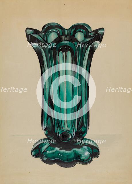 Vase, c. 1937. Creator: John Tarantino.