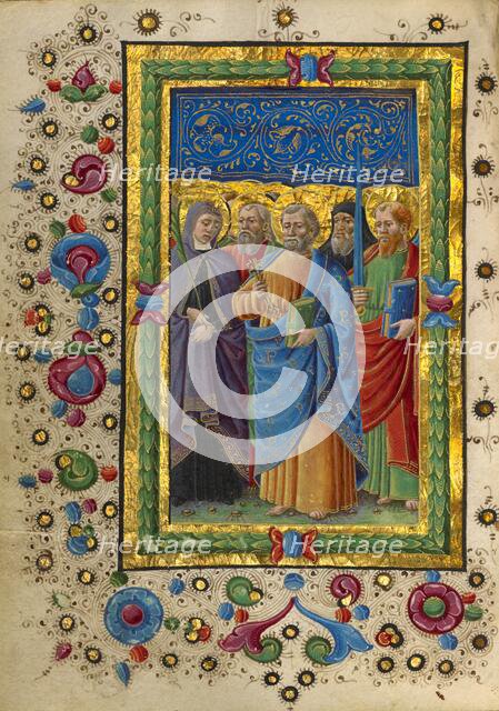 All Saints; Gualenghi-d'Este Hours, about 1469. Creator: Guglielmo Giraldi.