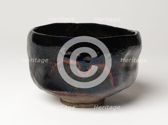 Raku-Ware Tea Bowl, 18th century. Creator: Raku Ryonyu.