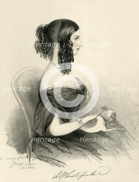 'The Countess of Chesterfield', 1833. Creator: Richard James Lane.