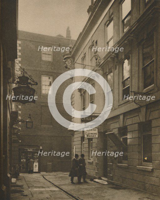 'In Devereux Court, Full of Eighteenth-Century Associations', c1935. Creator: Walter Benington.