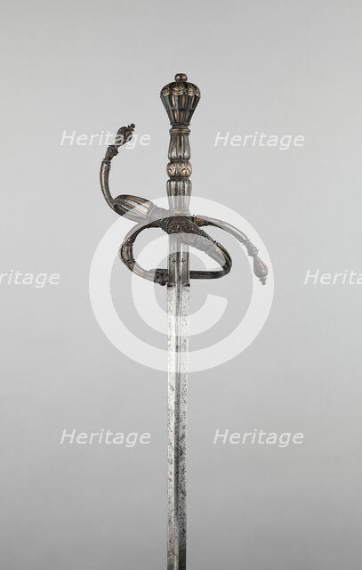 Rapier, Europe, western, 19th century in the mid-16th century style. Creator: Unknown.