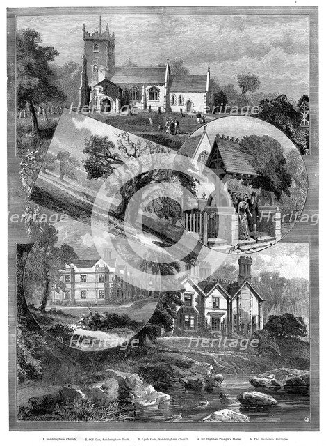 Views of Sandringham, Norfolk, 1887. Artist: Unknown