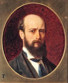 John Bagnold Burgess, Self Portrait, 1884. Creator: John Bagnold Burgess.