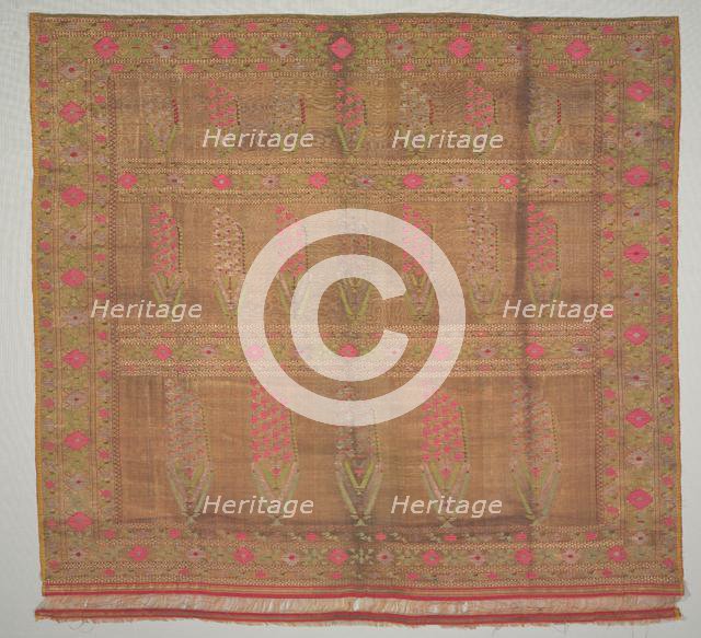 Fragment of a Sari, 1700s - 1800s. Creator: Unknown.