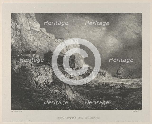The Surroundings of Dieppe, 1833. Creator: Eugene Isabey.
