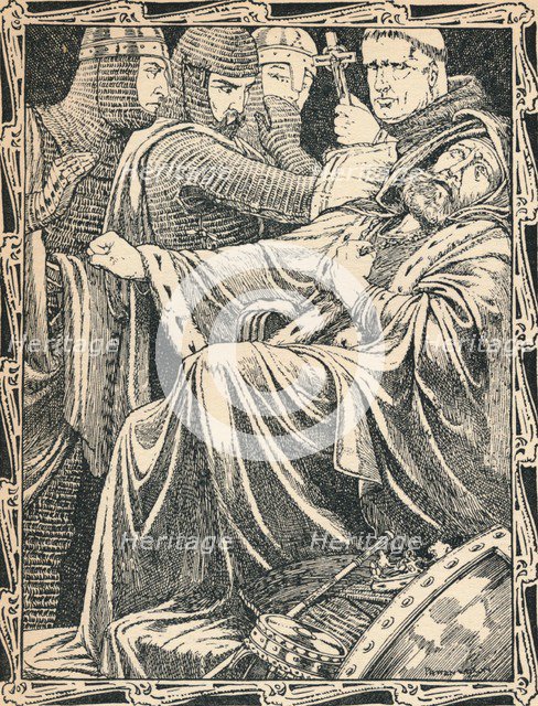 The Death of King John, 1902. Artist: Patten Wilson