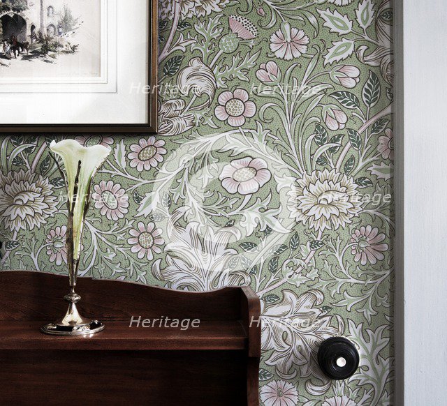 Room refurbished in Arts and Crafts style, Mount Grace Priory, North Yorkshire, c1980-c2017. Artist: Historic England commissioned photographer.