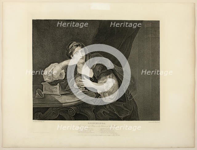 Sigismonda, published June 4, 1795. Creator: Benjamin Smith.