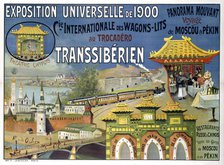 Exposition universelle 1900. Compagnie Internationale des Wagons-Lits, 1900. Creator: Ochoa y Madrazo, Rafael de (1858-1935).