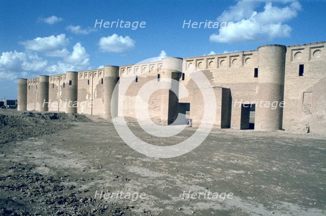Walls of the Friday Mosque, Samarra, Iraq, 1977.