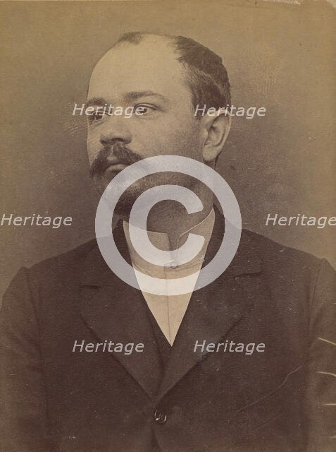 Liégeois (ou Liegois), François. 30 ans, né à Vilette (Meurthe & Moselle). Cordonnier. Ana..., 1894. Creator: Alphonse Bertillon.