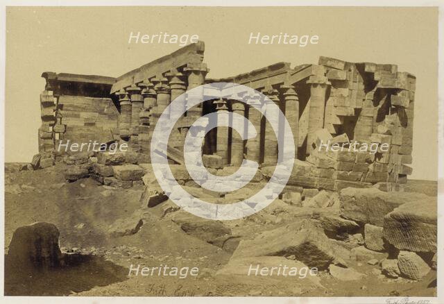 The Temple of Mahannaka, Nubia, 1857. Creator: Francis Frith.