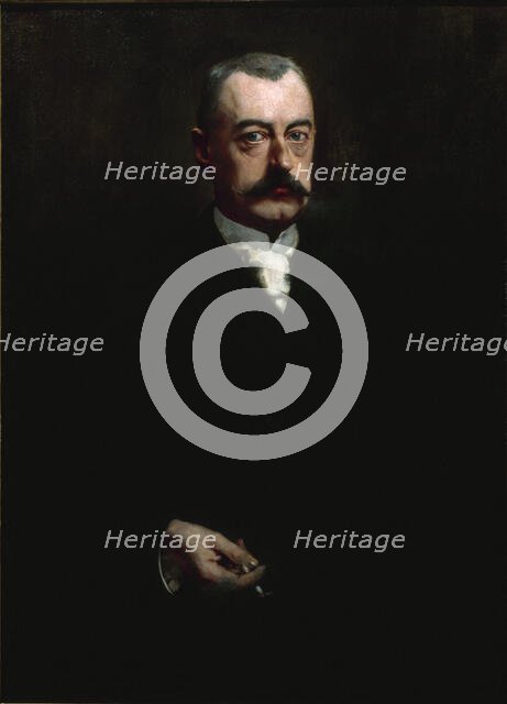 Portrait of Pierre Waldeck-Rousseau (1846-1904), ca 1894. Creator: Gervex, Henri (1852-1929).