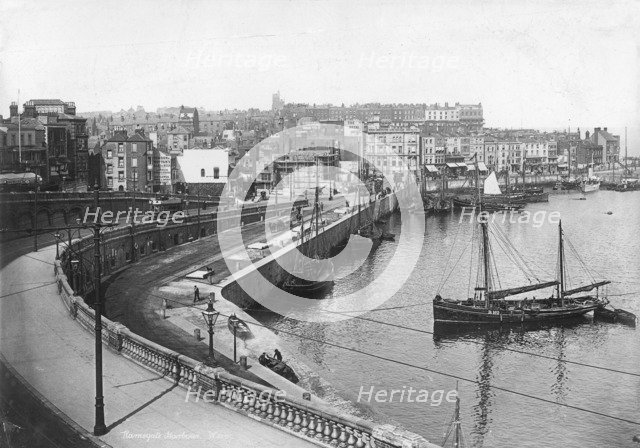Ramsgate Harbour, Kent, 1890-1910. Artist: Unknown