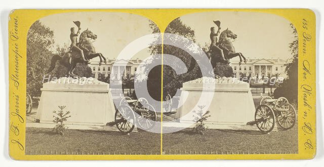 The Colossal Bronze Equestrian Statue of Gen. Andrew Jackson, 1875/99. Creator: J F Jarvis.