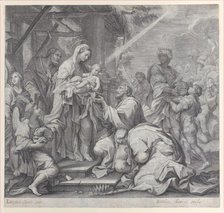 The Adoration of the Magi, 1714-24. Creator: Benoit Farjat.