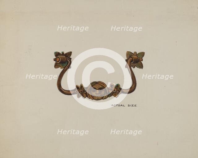 Handle, c. 1936. Creators: Harry Mann Waddell, Dana Bartlett.