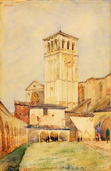 Church of St. Francis, Assisi, 1898. Creator: Cass Gilbert.