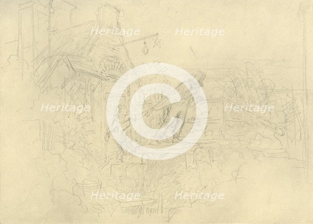 'Der Zechpreller', mid-late 19th century, (c1924).  Creator: Carl Spitzweg.