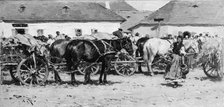 Market Scene. Creator: August von Pettenkofen.