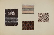 Quilt Patches, c. 1938. Creator: Katherine Hastings.
