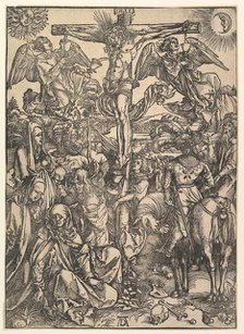 The Crucifixion, from The Large Passion, ca. 1498. Creator: Albrecht Durer.