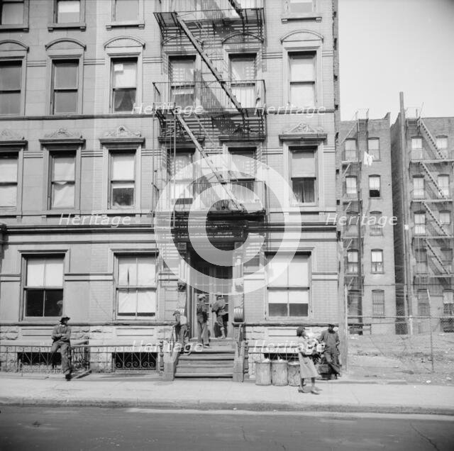 A Harlem apartment house, New York, 1943. Creator: Gordon Parks.