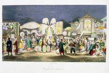 The Festival of the Lanterns, China, 1824-1827. Artist: Unknown