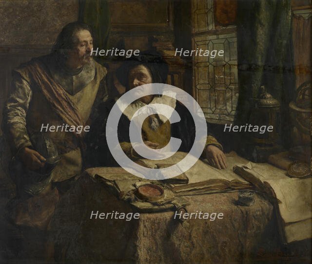 The Geographer, 1891. Creator: Leon Brunin.