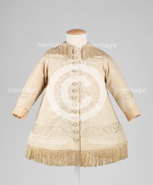 Coat, American, 1876. Creator: Unknown.