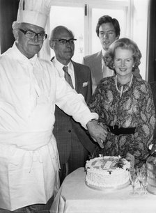 Margaret Thatcher celebrates her 53rd birthday, Grand Hotel, 13th October 1978. Artist: Unknown