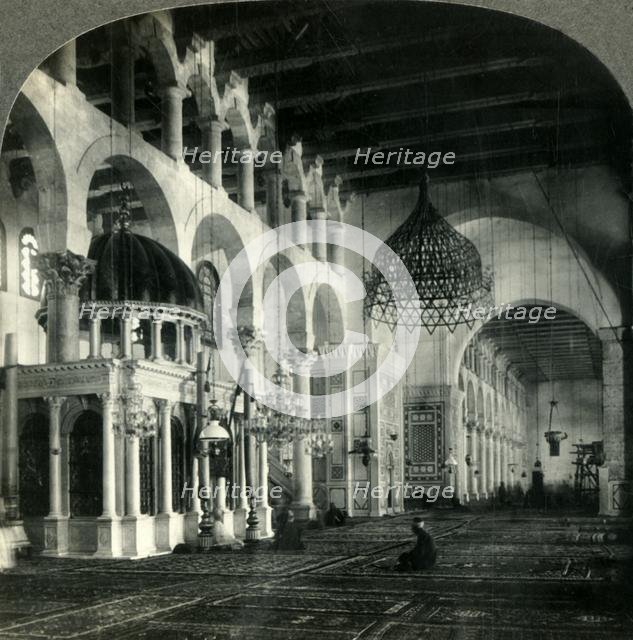 'Omaiyade, the Grand Mosque of Damascus, Syria', c1930s. Creator: Unknown.